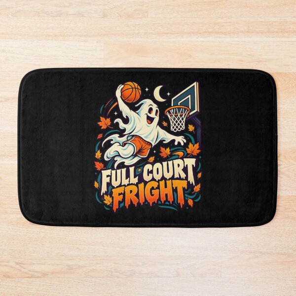 Item preview, Full Court Fright Halloween Basketball Ghost designed and sold by Good Mood Foundry.
