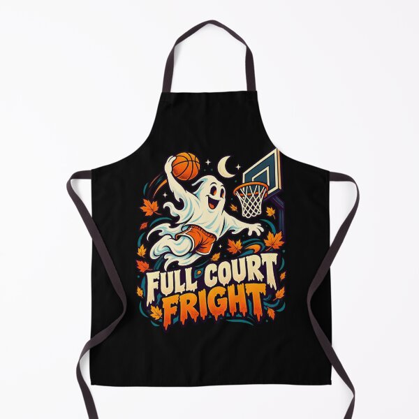 Item preview, Full Court Fright Halloween Basketball Ghost designed and sold by Good Mood Foundry.