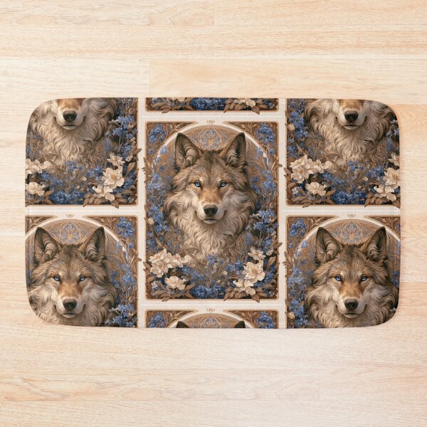 Item preview, Art nouveau wolf designed and sold by MendaciousMina.