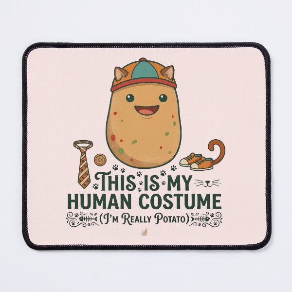 Item preview, I'm Really Potato Funny Cat designed and sold by Retro Whiskers.