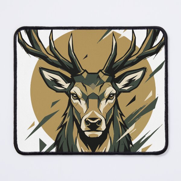 Item preview, Majestic Buck Antler Geometric Deer Art designed and sold by AKDesign26.