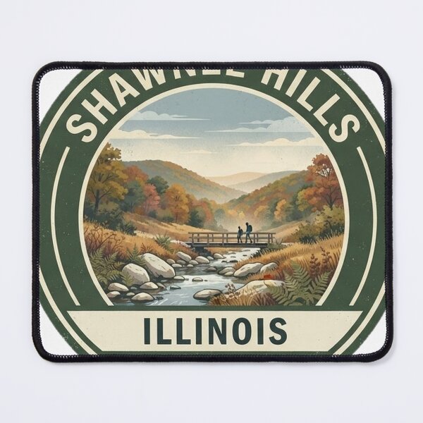 Item preview, Shawnee Hills Illinois Vintage Hiking Badge designed and sold by mnkyride.