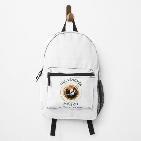 Item preview, This Teacher Runs On Coffee And Cat Hair  designed and sold by ksnkm.
