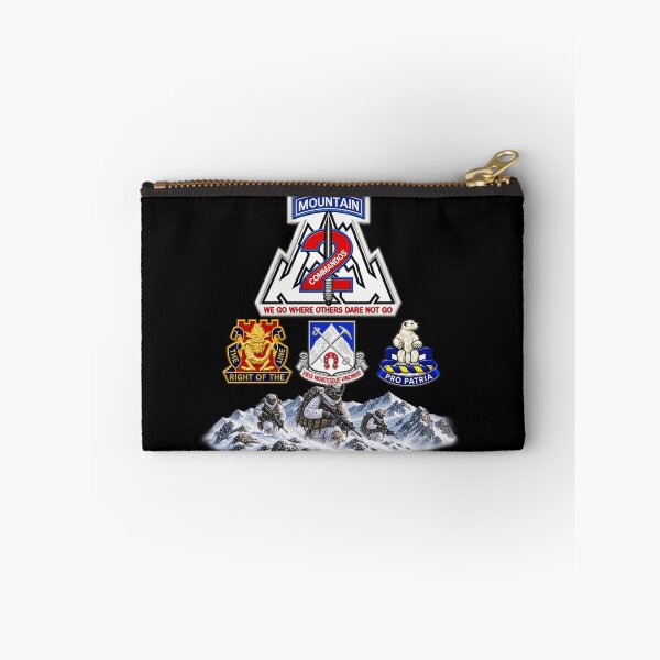 Item preview, 2nd Brigade 10th Mtn Division - 3 Infantry DUIs - Special - w Scene - 3D - Transparent designed and sold by Military Insignia Products.