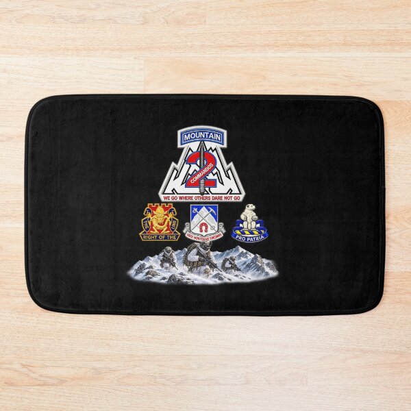 Item preview, 2nd Brigade 10th Mtn Division - 3 Infantry DUIs - Special - w Scene - 3D - Transparent designed and sold by Military Insignia Products.