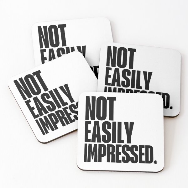 Item preview, Not easily Impressed, Quote, Feminist, Girl Power, Self Worth designed and sold by Magic Love Art Print.