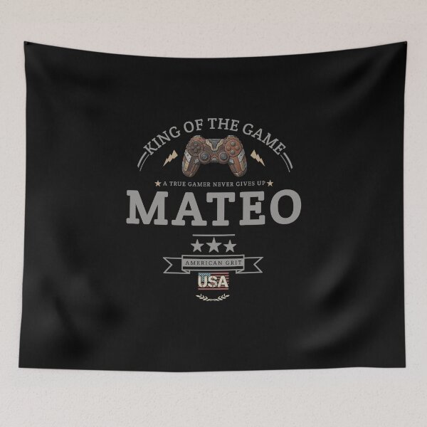 Item preview, Name Of Mateo With Game Controller For Gamers Fans. designed and sold by KIDS FASHION.