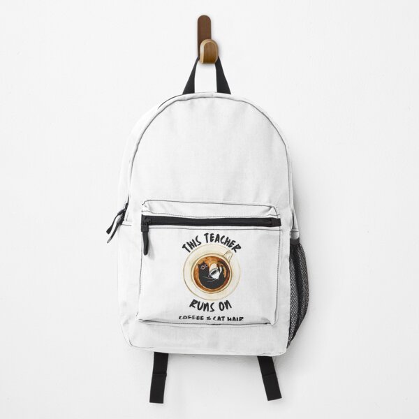 Item preview, This Teacher Runs On Coffee And Cat Hair  designed and sold by ksnkm.