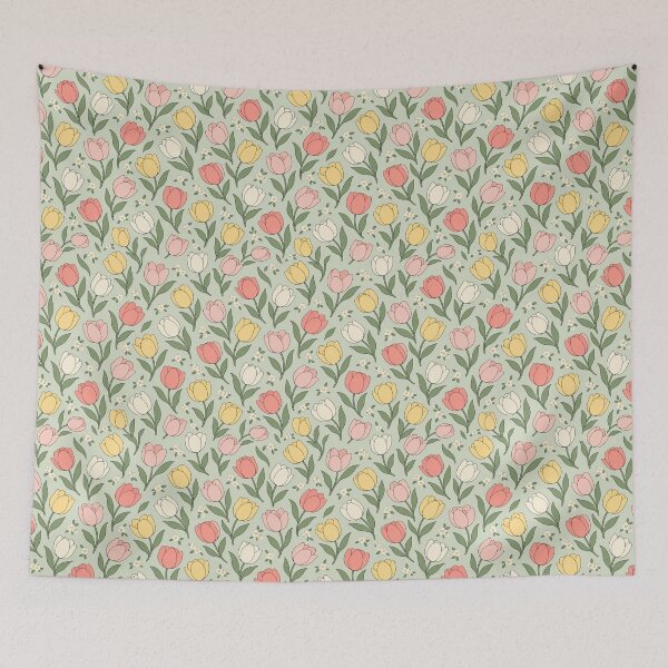 Item preview, pattern flowers designed and sold by sheelatewatia.