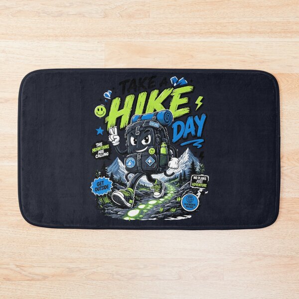 Item preview, Cool Y2K Hiking Backpack Take A Hike Day designed and sold by CloudyCatArt.