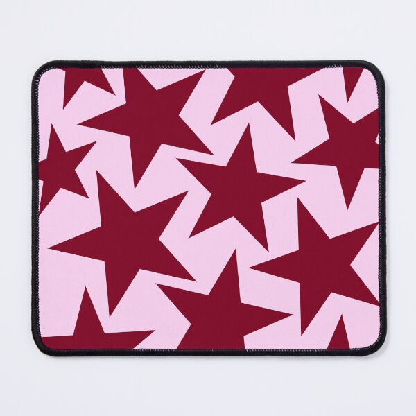 Item preview, Large Stars Burgundy Red and Pink designed and sold by Jeallan Designs.