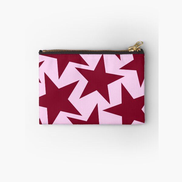 Item preview, Large Stars Burgundy Red and Pink designed and sold by Jeallan Designs.