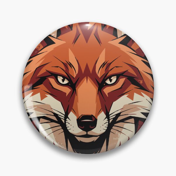 Item preview, Cunning Red Fox Geometric Wildlife Portrait designed and sold by AKDesign26.