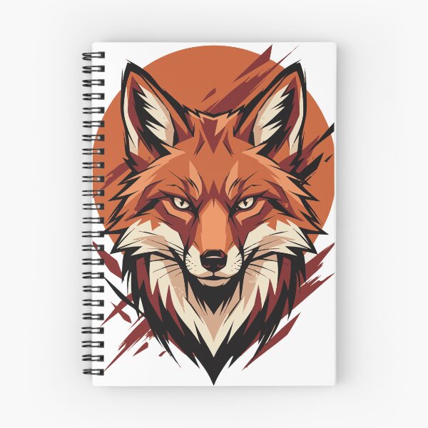 Item preview, Cunning Red Fox Geometric Wildlife Portrait designed and sold by AKDesign26.