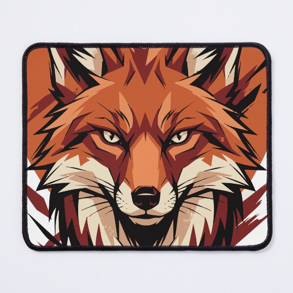 Item preview, Cunning Red Fox Geometric Wildlife Portrait designed and sold by AKDesign26.