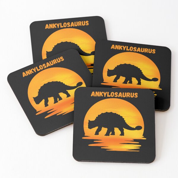 Item preview, Ankylosaurus dinosaur sunset design for dino lovers designed and sold by ewicraft.