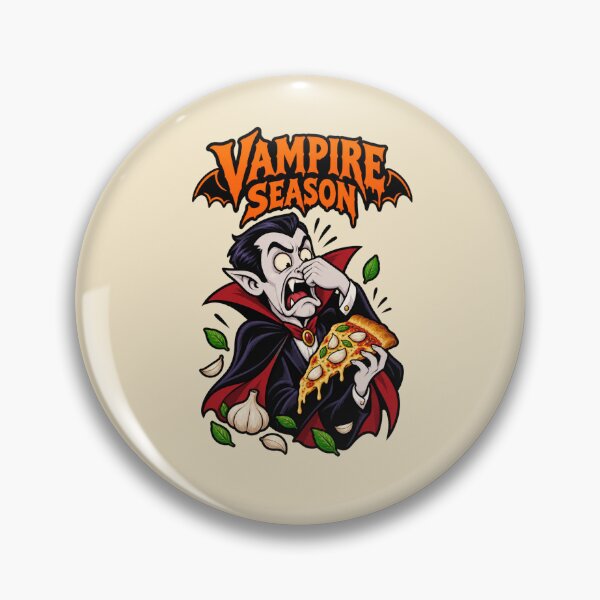 Item preview, Vampire Season Funny Halloween Garlic Pizza Gift designed and sold by Travel Souvenirs 30.