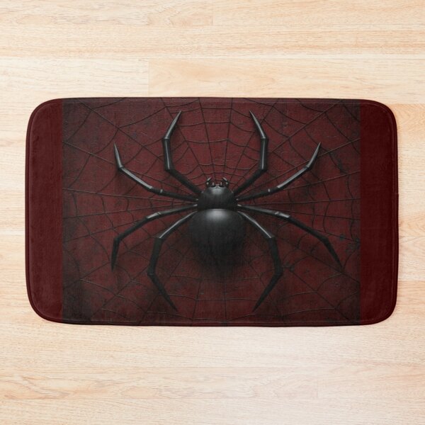 Item preview, Black Spider On Crimson Web Artwork  designed and sold by NivyasArtistry.