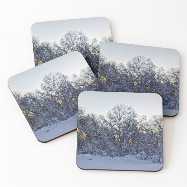 Item preview, Snowy Winter Trees – Peaceful Winter Landscape Photography designed and sold by laura87price31.