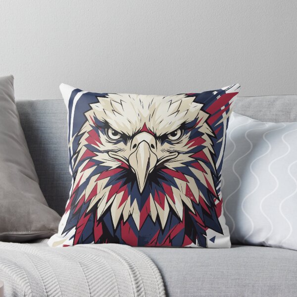 Item preview, Patriotic Bald Eagle Head Geometric Art designed and sold by AKDesign26.
