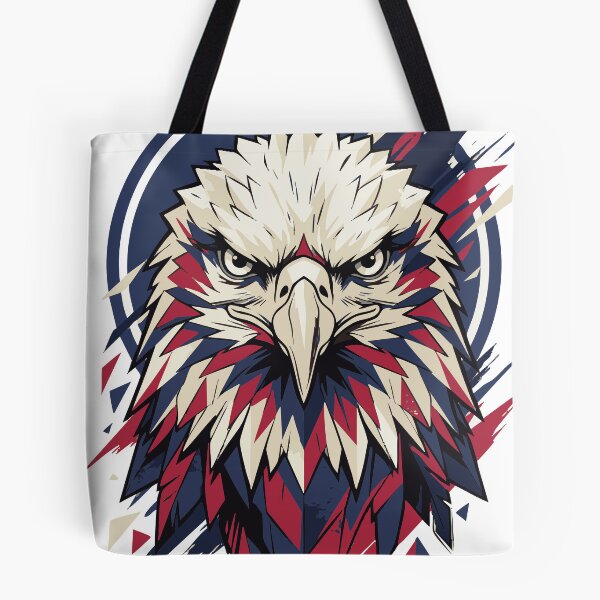 Item preview, Patriotic Bald Eagle Head Geometric Art designed and sold by AKDesign26.