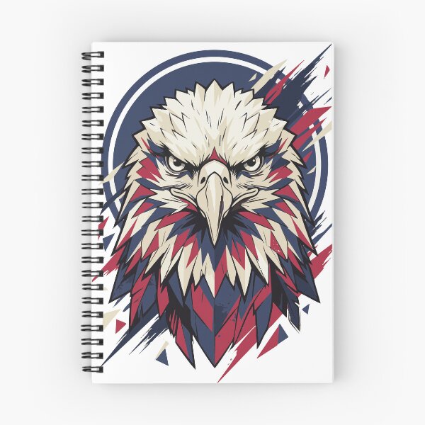 Item preview, Patriotic Bald Eagle Head Geometric Art designed and sold by AKDesign26.