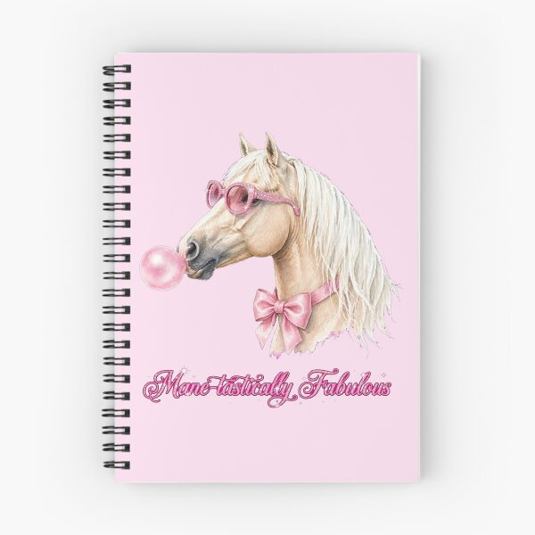 Item preview, Mane-tastically Fabulous Horse - Cute Pink Coquette Horse designed and sold by Vibe-Vary.
