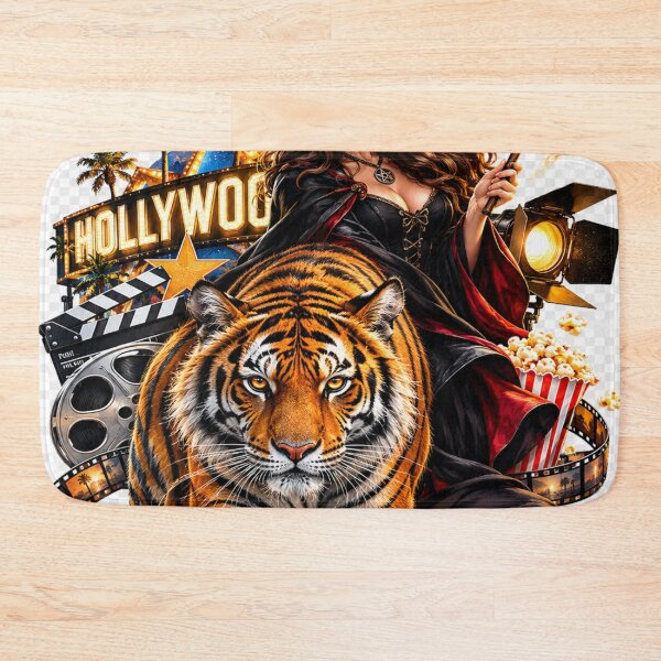 Item preview, Witch riding tiger art designed and sold by urbanshop7.
