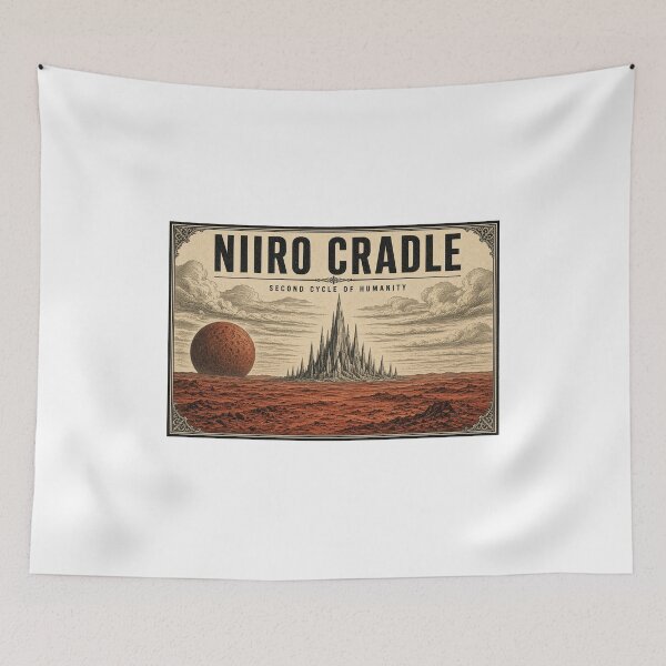 Item preview, Niiro Cradle Landscape Poster designed and sold by The Freedom Forge.
