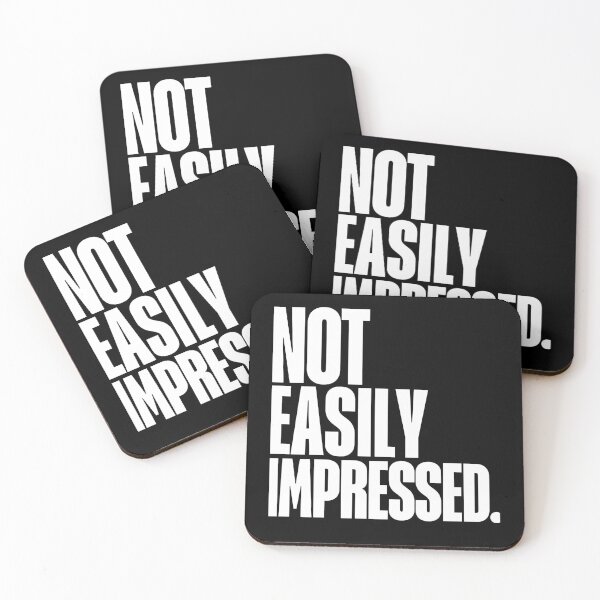 Item preview, Not easily Impressed, Quote, Feminist, Girl Power, Self Worth designed and sold by Magic Love Art Print.