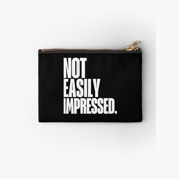 Item preview, Not easily Impressed, Quote, Feminist, Girl Power, Self Worth designed and sold by Magic Love Art Print.