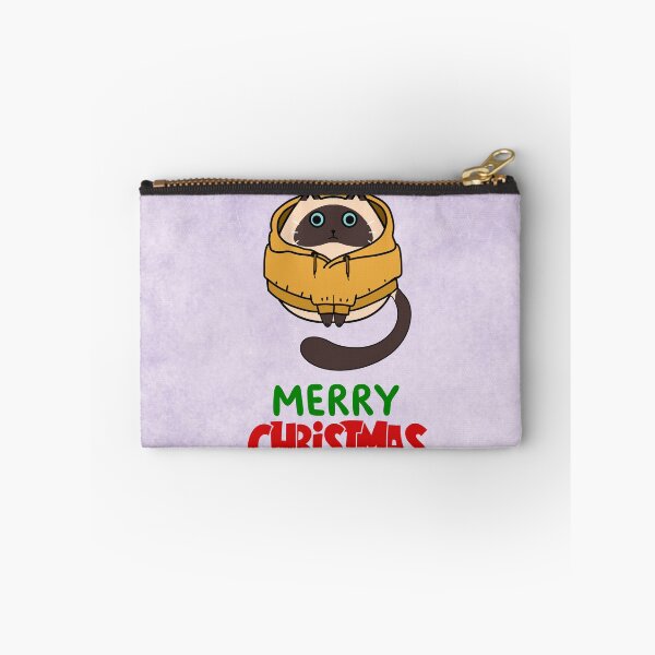 Item preview, Cute Siamese Cat Merry Christmas Holiday Art designed and sold by stormk10.