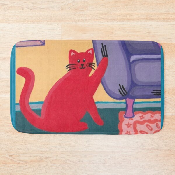 Item preview, Cat Sofa Art (Collection "Le Chat Rouge") designed and sold by TraceGleamArt.