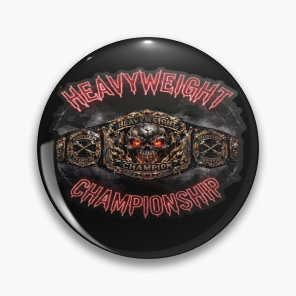 Item preview, Heavyweight Champion Underground Wrestling Skull Sticker designed and sold by FABIOLART.