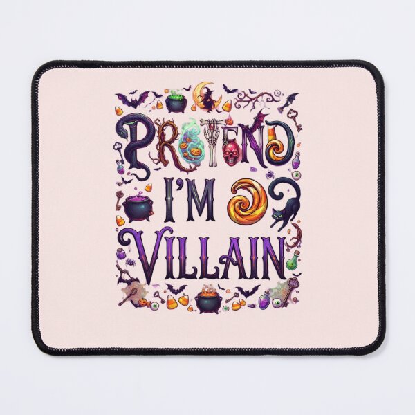 Item preview, Pretend I'm A Villain Lazy Halloween Costume Spooky Black Cat designed and sold by Retro Whiskers.