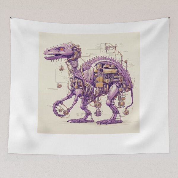 Item preview, Dinosaur Robot Anatomy Grape  designed and sold by Janiesandolp.