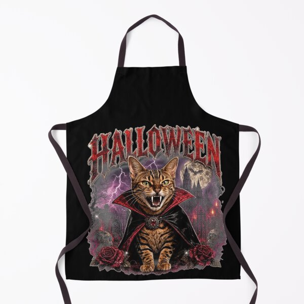 Item preview, Noble Vampire Cat – Heavy Metal & Gothic Halloween Shirt designed and sold by Bengoer18.