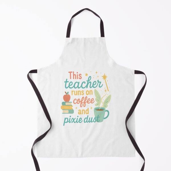 Item preview, This Teacher Runs On Coffee And Pixie Dust  Cute Teacher Shirt designed and sold by ksnkm.