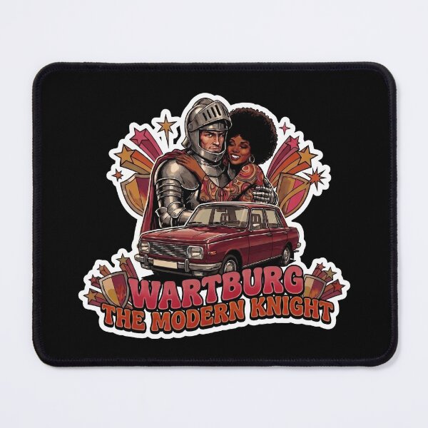 Item preview, Wartburg 353 Modern Knight Sticker | Retro East German Car Vinyl Decal | Classic AWE Wartburg Knight Graphic | 1970s Disco Aesthetic Auto Decal designed and sold by SergioMiklos.