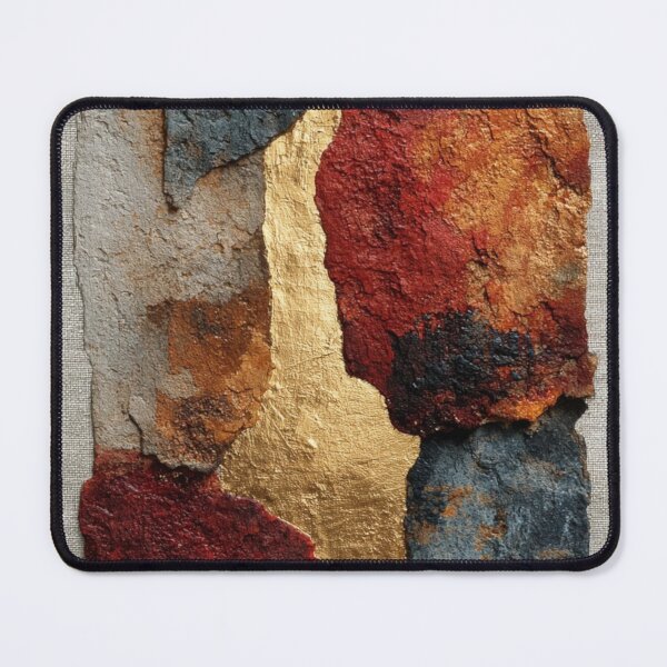 Item preview, Terracotta & Gold – Wabi Sabi Abstract Texture designed and sold by GSizzle1.