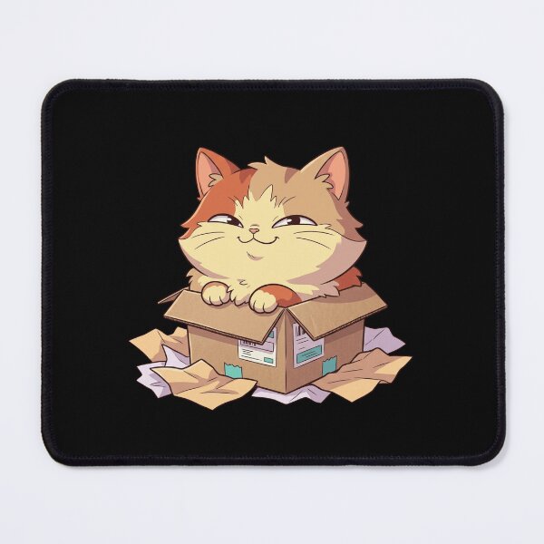 Item preview, Cat in a Box Smug Ginger Kitty Cute Funny Package designed and sold by mood-draftsman.