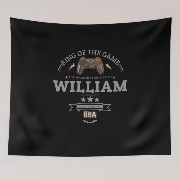 Item preview, Name Of William With Game Controller For Gamers Fans. designed and sold by KIDS FASHION.