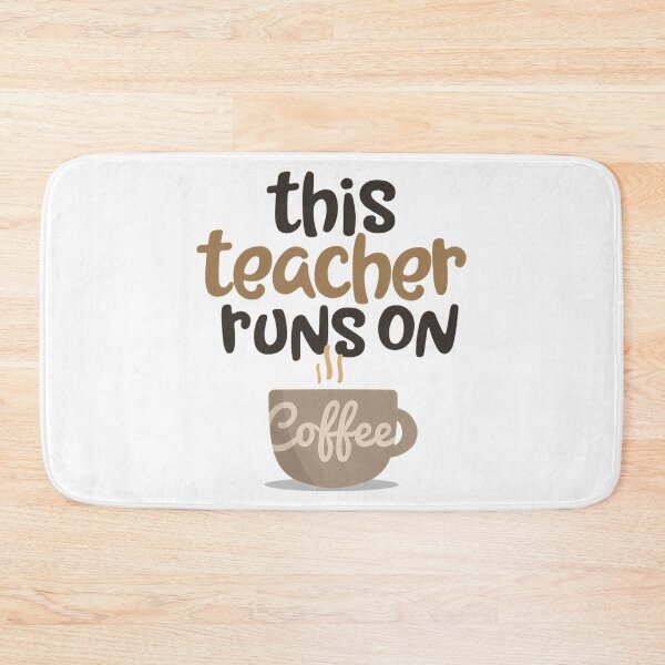 Item preview, This Teacher Runs On Coffee Cup School Gift designed and sold by ksnkm.