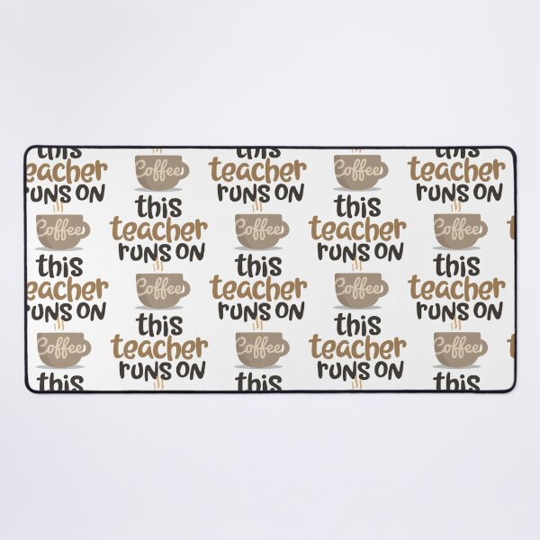 Item preview, This Teacher Runs On Coffee Cup School Gift designed and sold by ksnkm.