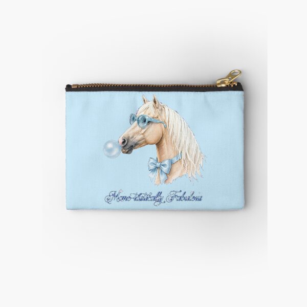 Item preview, Mane-tastically Fabulous Blue Horse - Cute Blue Coquette Horse designed and sold by Vibe-Vary.