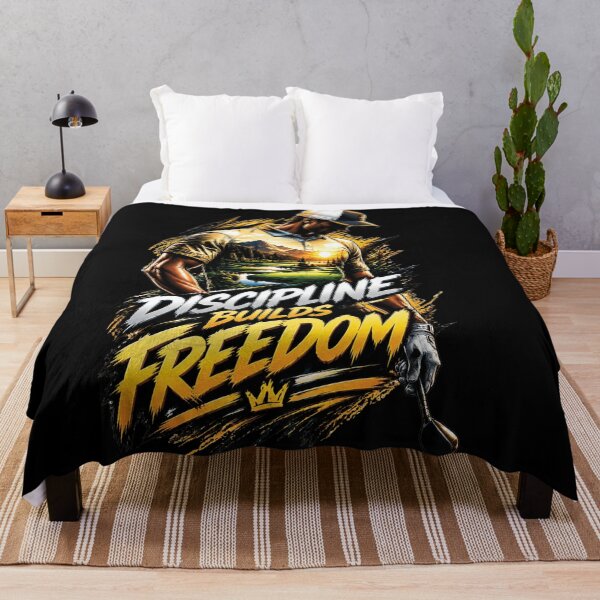 Item preview, Discipline Builds Freedom Golf Motivation Design designed and sold by M. Mamdouh Artworks.