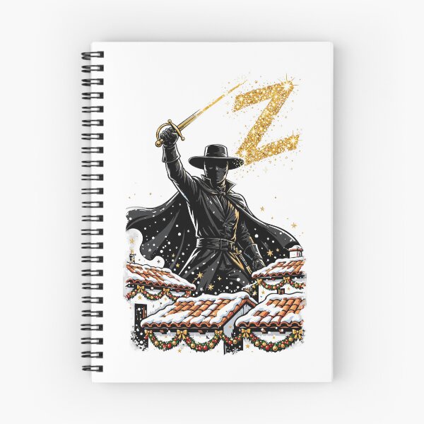 Item preview, Zorro's Christmas Z - Masked Hero Fan Art Holiday Tee designed and sold by KERK Art and Design.