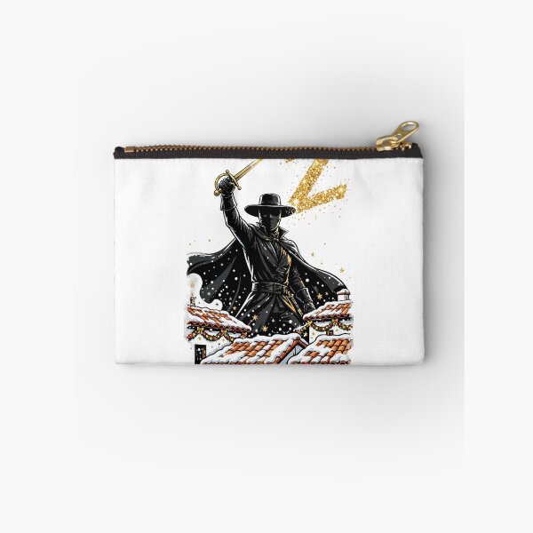 Item preview, Zorro's Christmas Z - Masked Hero Fan Art Holiday Tee designed and sold by KERK Art and Design.