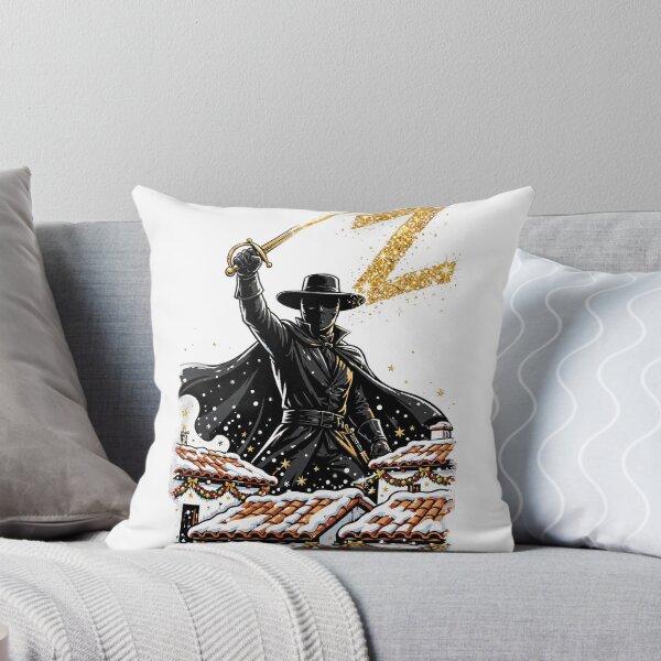 Item preview, Zorro's Christmas Z - Masked Hero Fan Art Holiday Tee designed and sold by KERK Art and Design.