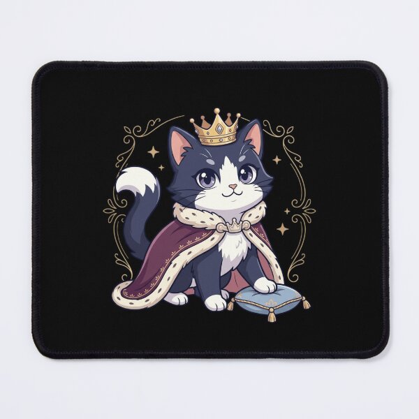 Item preview, Royal Cat King Crown Tuxedo Kitty Regal Pet Merch designed and sold by mood-draftsman.